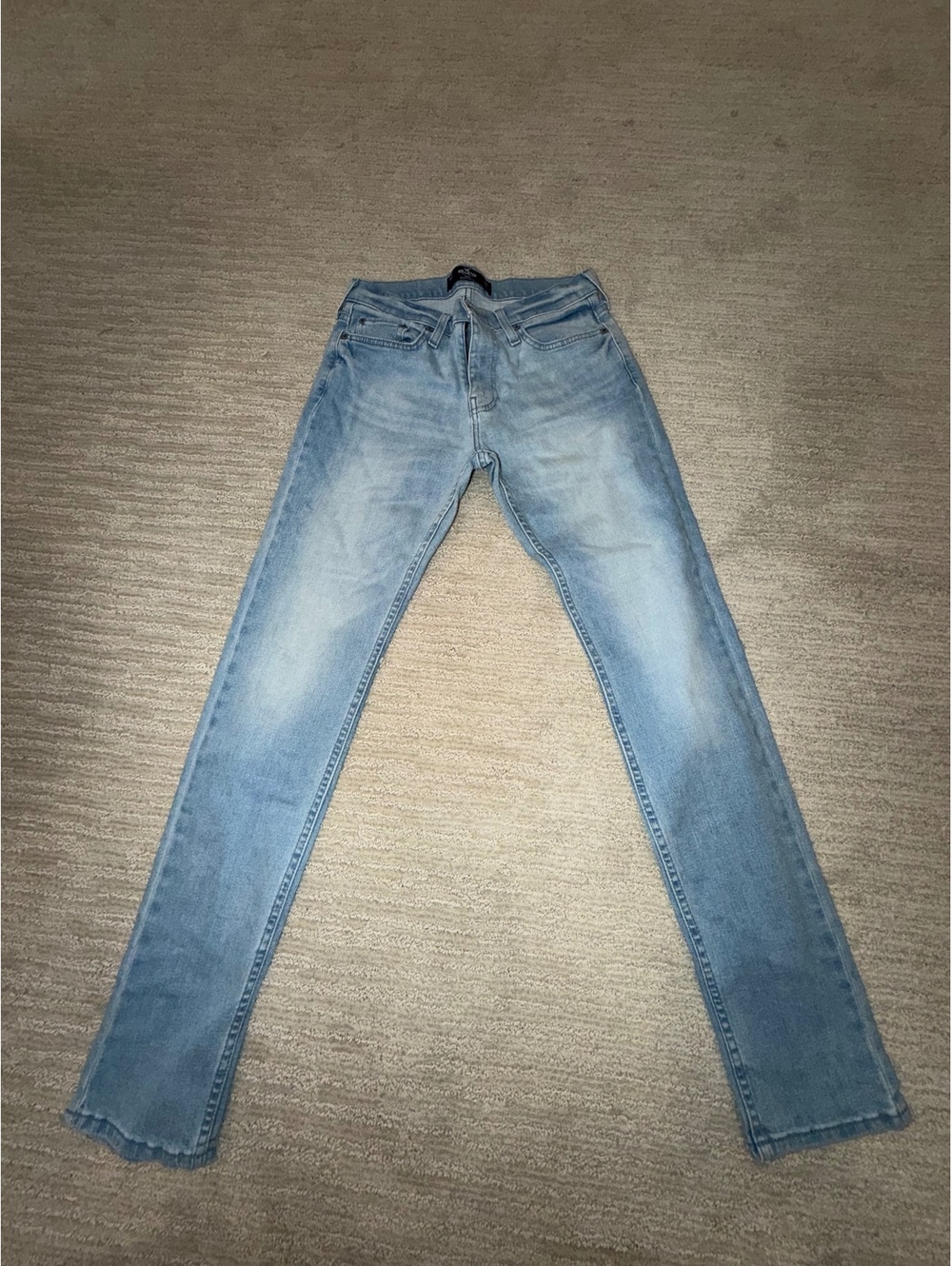 Hollister light wash skinny jeans